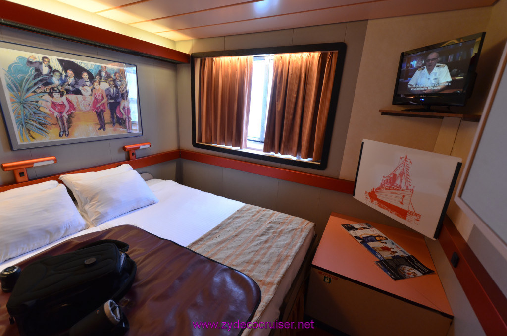 019: Carnival Elation, New Orleans, Embarkation, Cabin