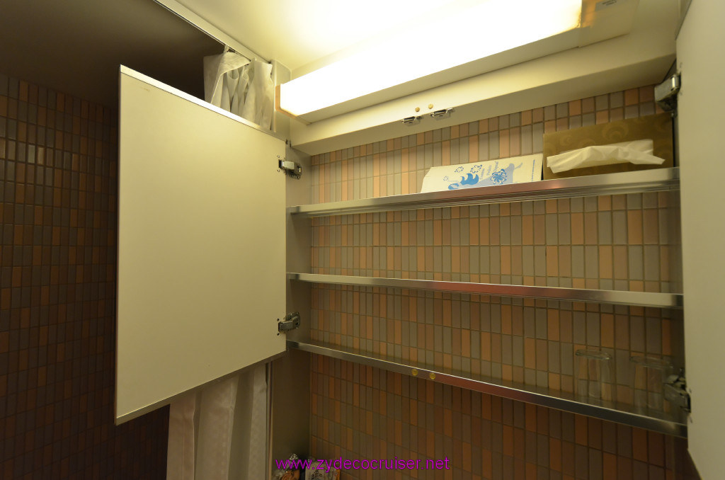 029: Carnival Elation, New Orleans, Embarkation, Cabin Bathroom, 