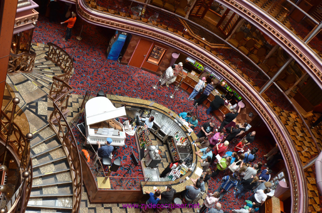 062: Carnival Elation, New Orleans, Embarkation, Lobby