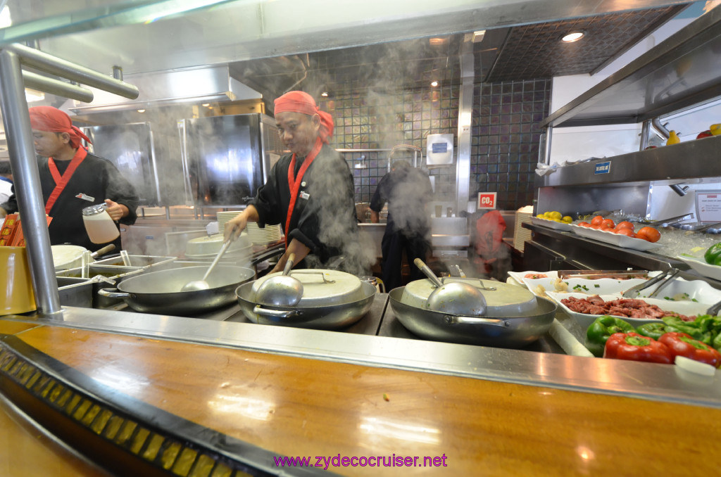 088: Carnival Elation, New Orleans, Embarkation, Mongolian Wok, 