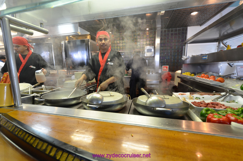 089: Carnival Elation, New Orleans, Embarkation, Mongolian Wok, 