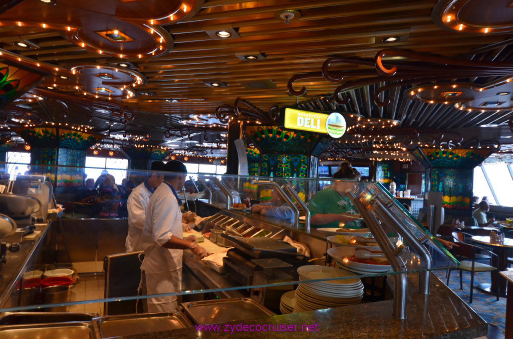 104: Carnival Elation, New Orleans, Embarkation, Deli, 