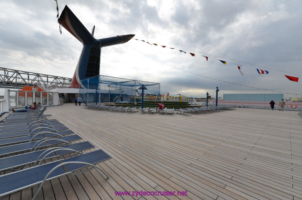 133: Carnival Elation, New Orleans, Embarkation, Verandah Deck, 