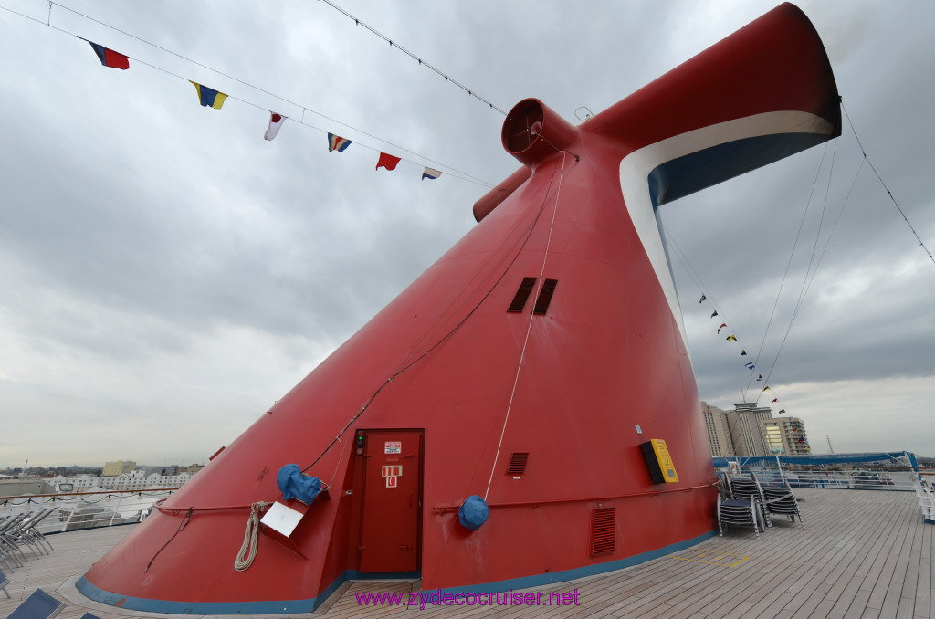 141: Carnival Elation, New Orleans, Embarkation, Funnel, 