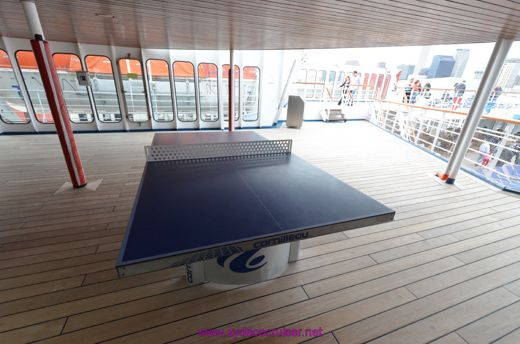 155: Carnival Elation, New Orleans, Embarkation, Ping Pong Table, 