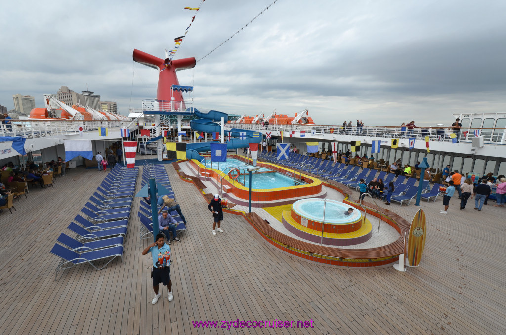 156: Carnival Elation, New Orleans, Embarkation, Lido Main Pool Area, 