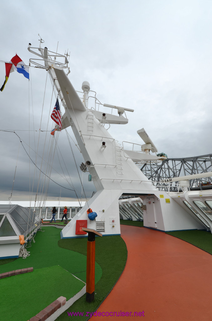 160: Carnival Elation, New Orleans, Embarkation, Jogging Track, 