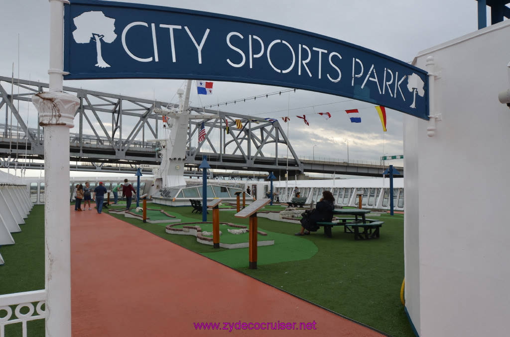 169: Carnival Elation, New Orleans, Embarkation, City Sports Park, Mini Golf, 