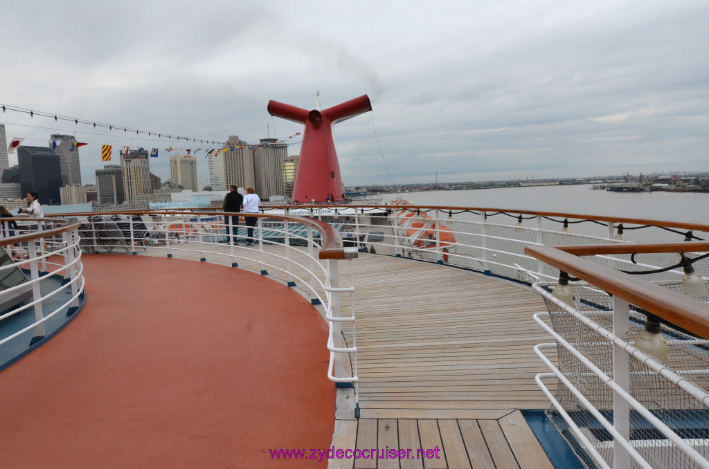 170: Carnival Elation, New Orleans, Embarkation, Jogging Track, 