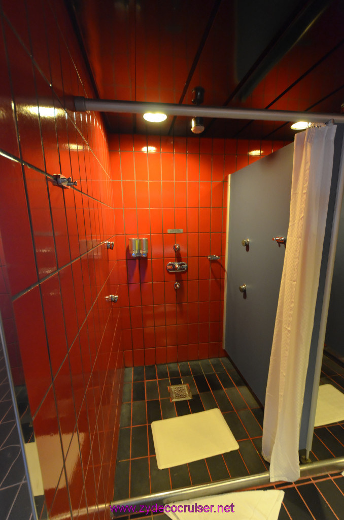 176: Carnival Elation, New Orleans, Embarkation, Spa Carnival, Men's Shower, 