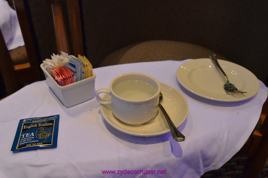 157: Carnival Elation, Fun Day at Sea 1, Tea Time