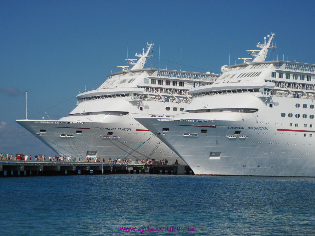 015: Carnival Elation Cruise, Cozumel, Carnival Elation, Carnival Imagination, 