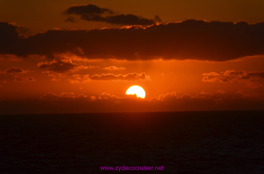 001: Carnival Elation Cruise, Cozumel, Sunrise