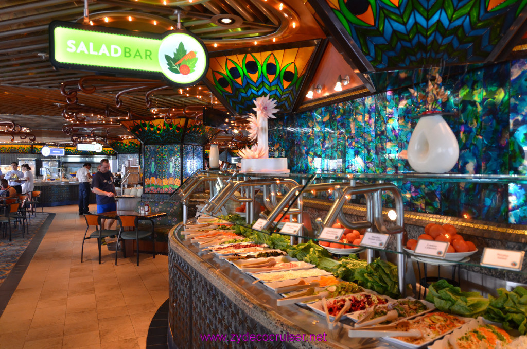 098: Carnival Elation Cruise, Cozumel, Lido Salad Bar, 