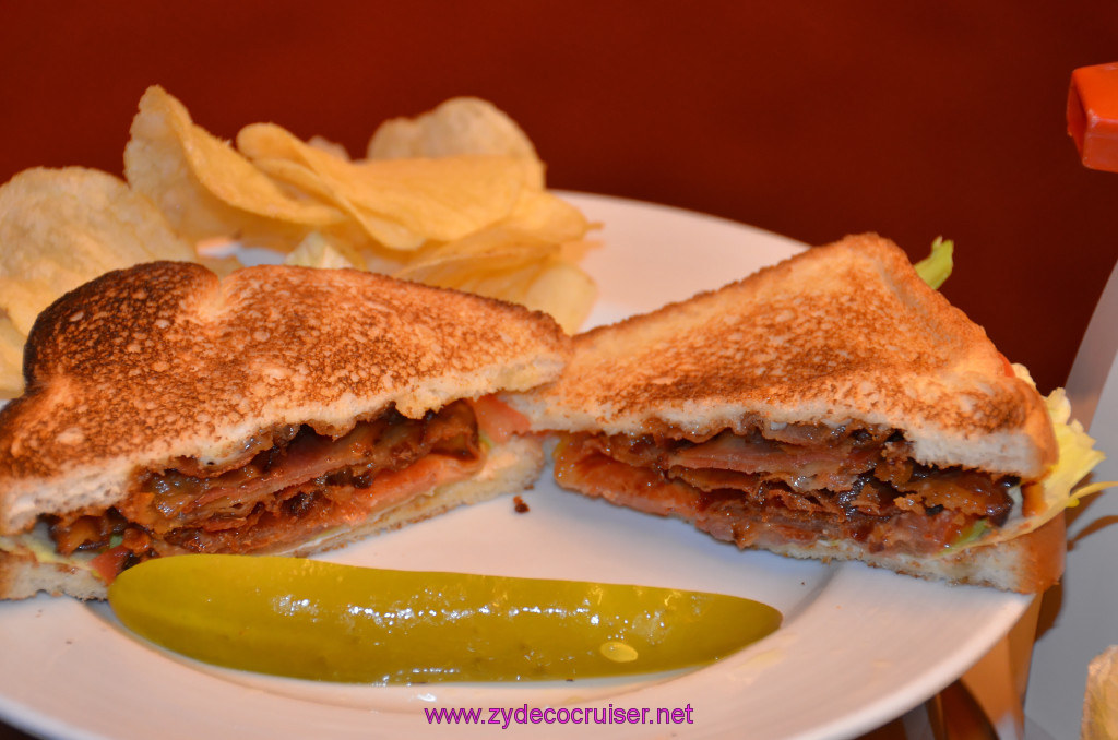 003: Carnival Elation, Progreso, Room Service "Continental" Breakfast, A BLT!