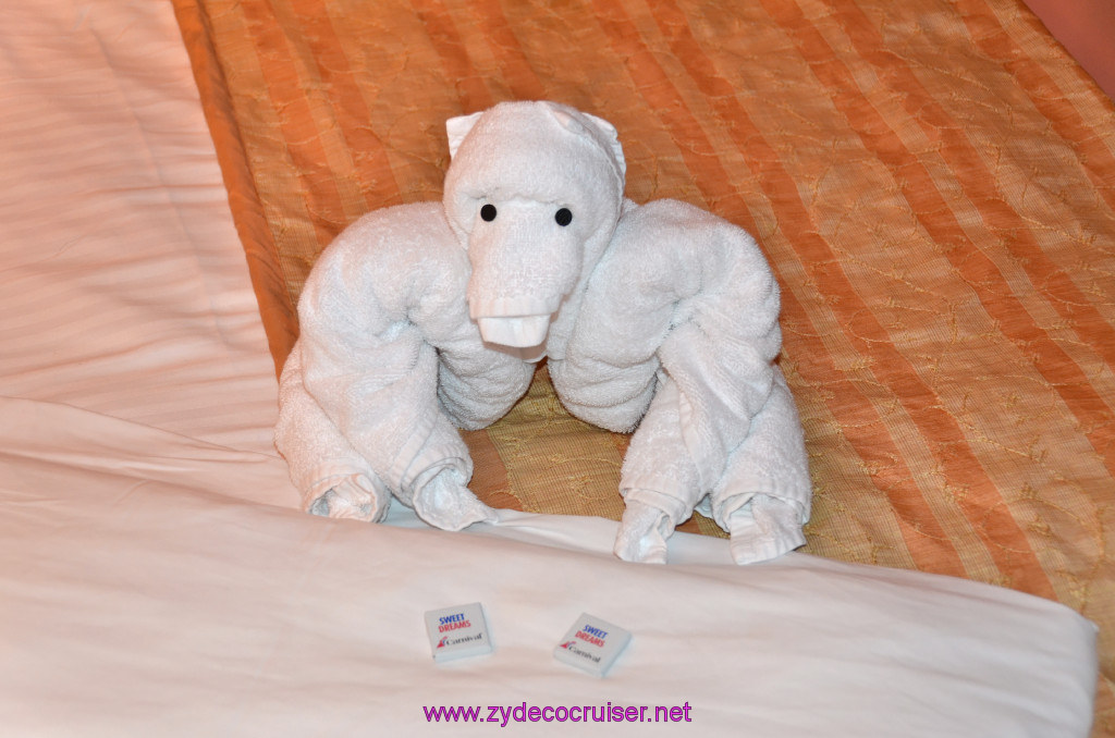 091: Carnival Elation, Fun Day at Sea 2, Towel Animal, 