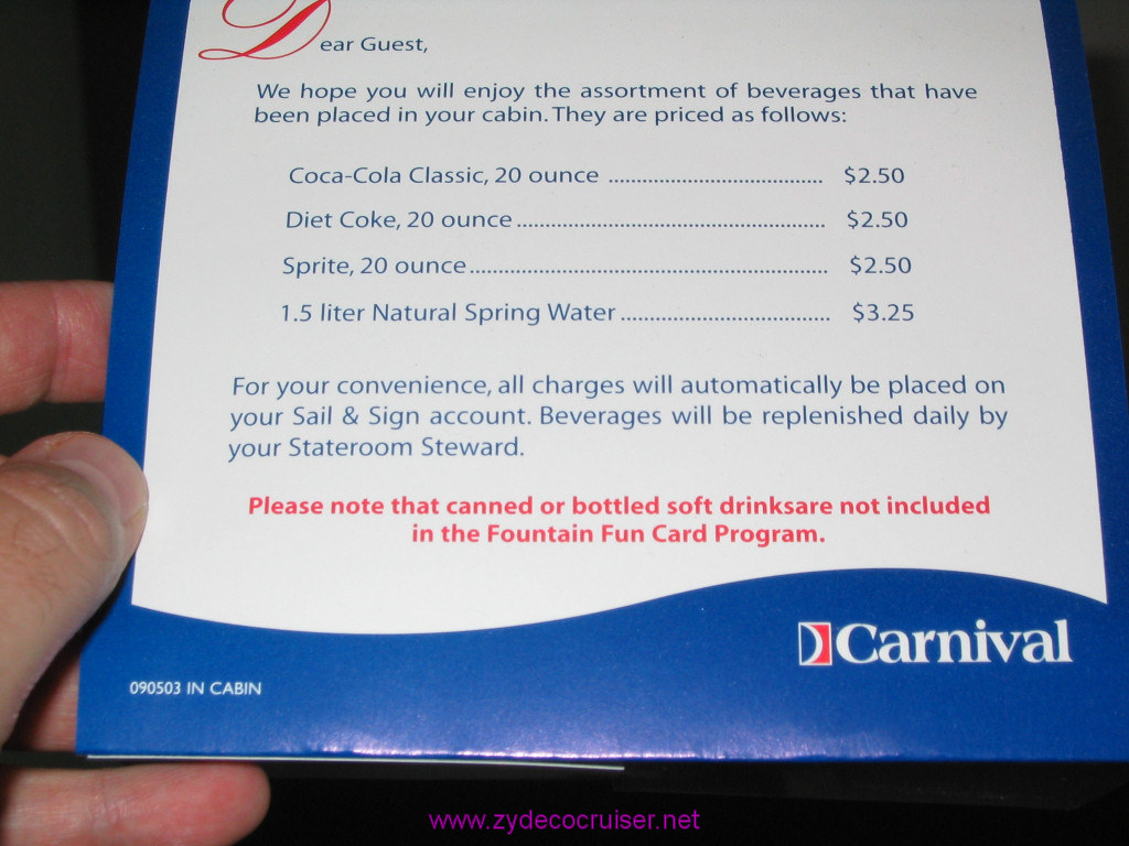 004: Carnival Elation 2004 Cruise, 