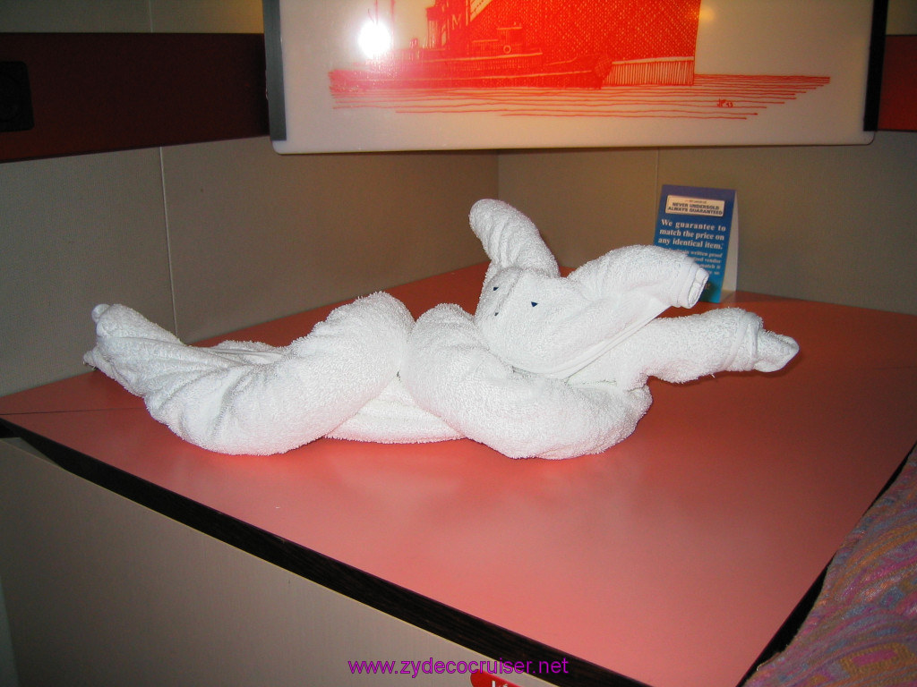 298: Carnival Elation 2004 Cruise, Towel Animal, 