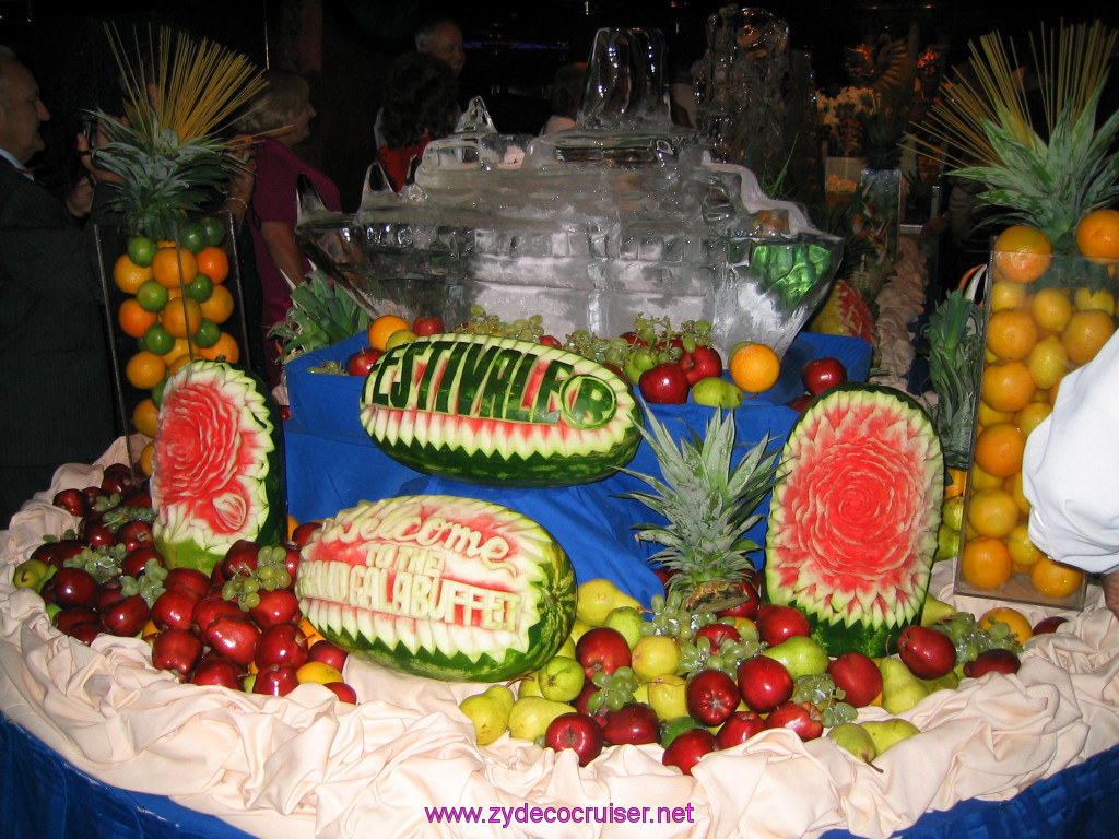 309: Carnival Elation 2004 Cruise, Grand Gala Buffet, 