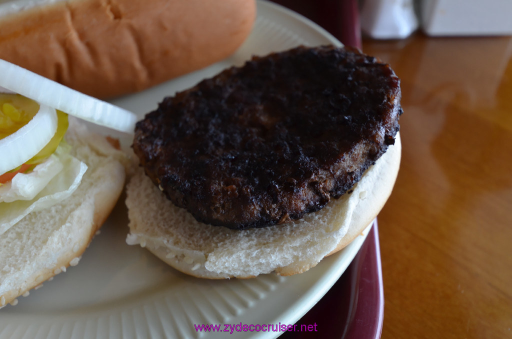 051: Carnival Elation Cruise, Fun Day at Sea 1, Hamburger, 