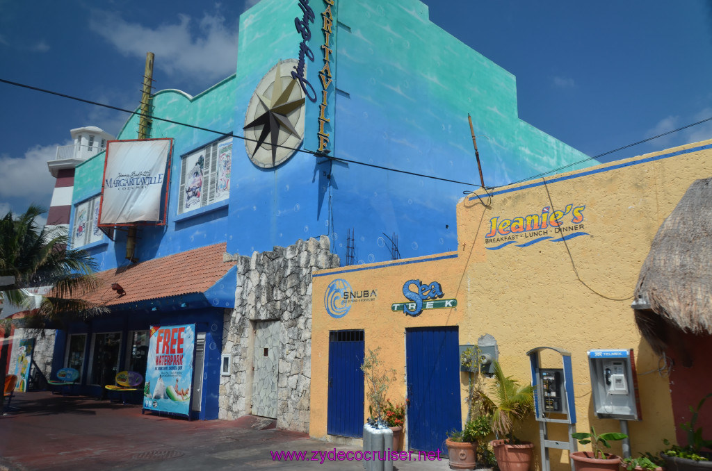 005: Carnival Elation Cruise, Cozumel, Cozumel Bar Hop, Margaritaville, not a stop, but we did a drive by