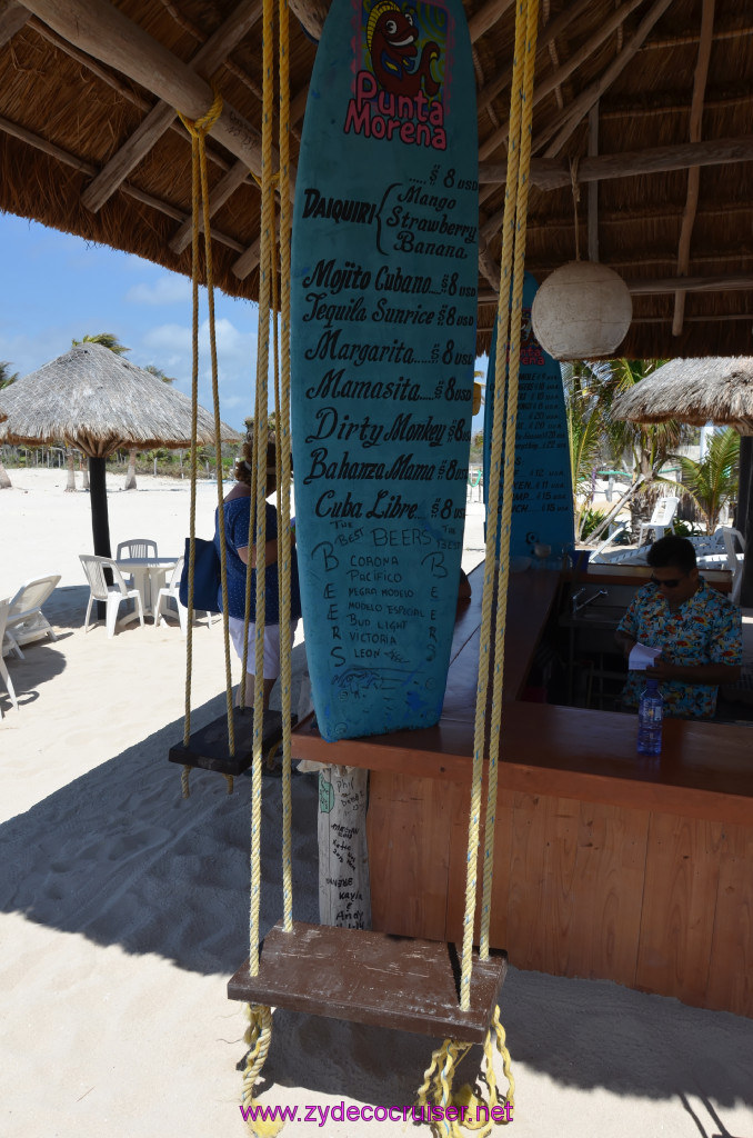 019: Carnival Elation Cruise, Cozumel, Cozumel Bar Hop, Punta Morena, 