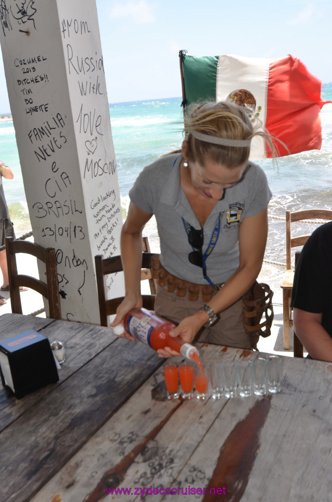 151: Carnival Elation Cruise, Cozumel, Cozumel Bar Hop, Playa Bonita, 