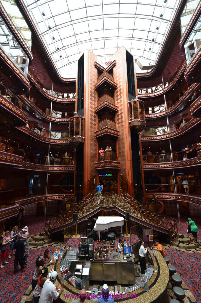 005: Carnival Elation Cruise, Fun Day at Sea 2, Atrium, 