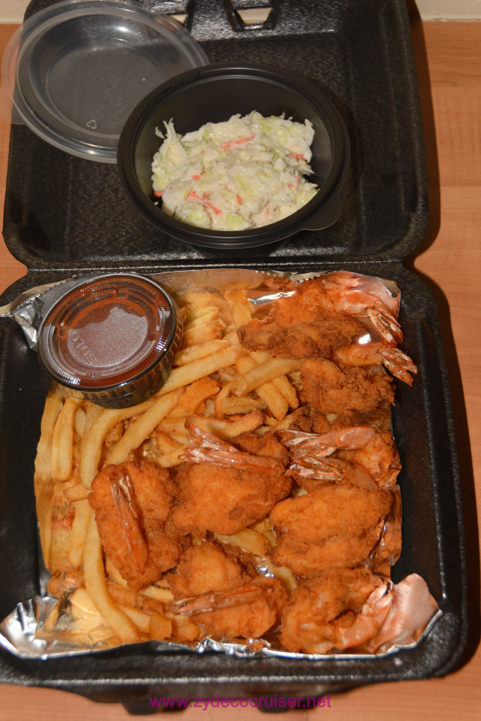 001: Ruby Tuesday Crisop Fried Shrimp - arrrrrg - they cheated me out of hushpuppies. Oh well...