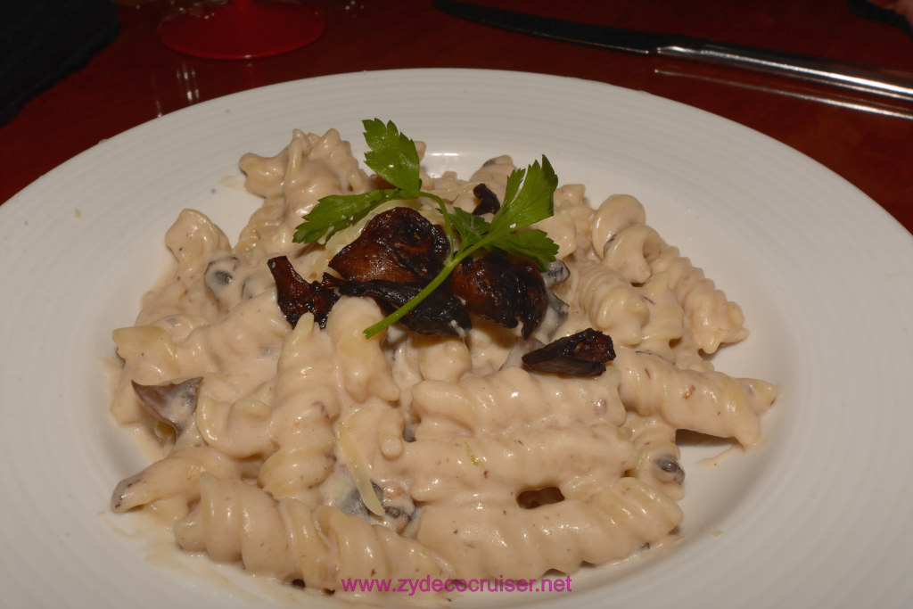 Fusilli, Mushroom Cream as a starter