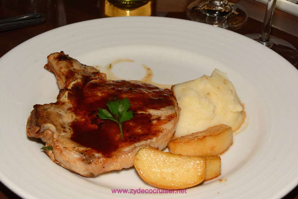 Carnival Freedom, American Table, Dinner 1, Pork Chop