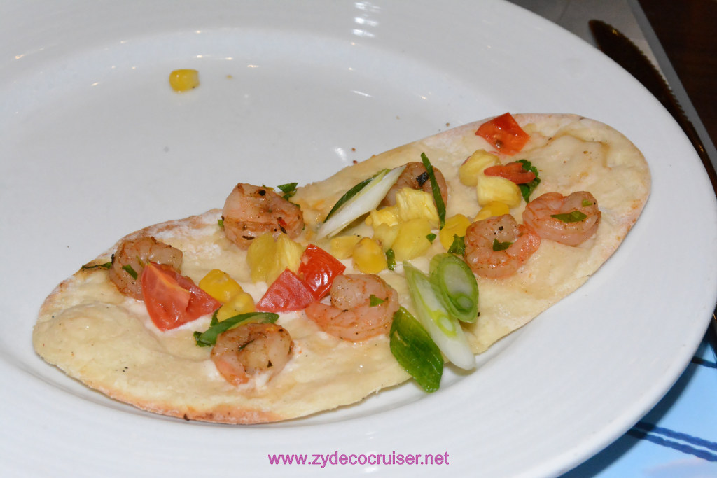 Carnival Freedom, American Table, Dinner 3, Flatbread