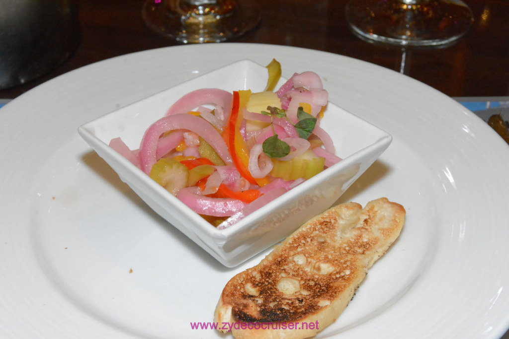 Carnival Freedom, American Table, Dinner 3, Shrimp Escabeche