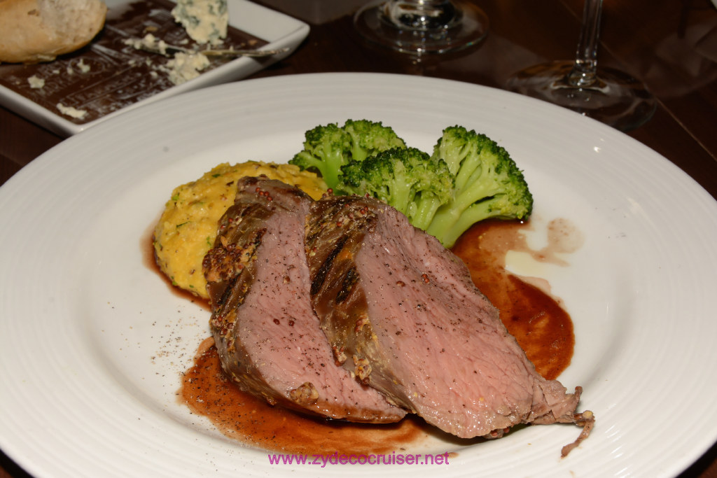 Carnival Freedom, American Table, Dinner 4, Grilled Beef Tenderloin