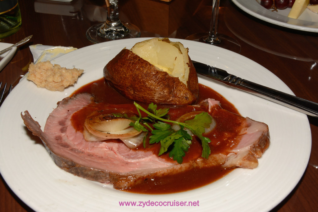 Carnival Freedom, American Table, Dinner 7, Prime Rib