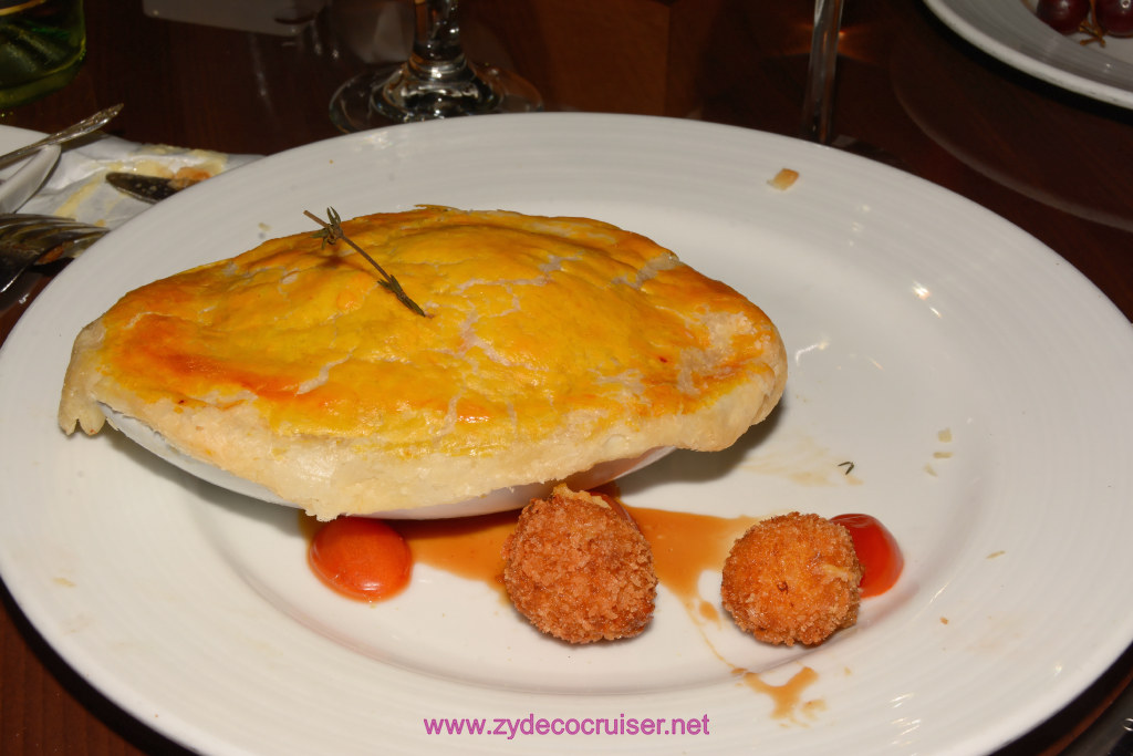 Carnival Freedom, American Table, Dinner 7, Cinnamon Pumpkin Cheese Pie, 