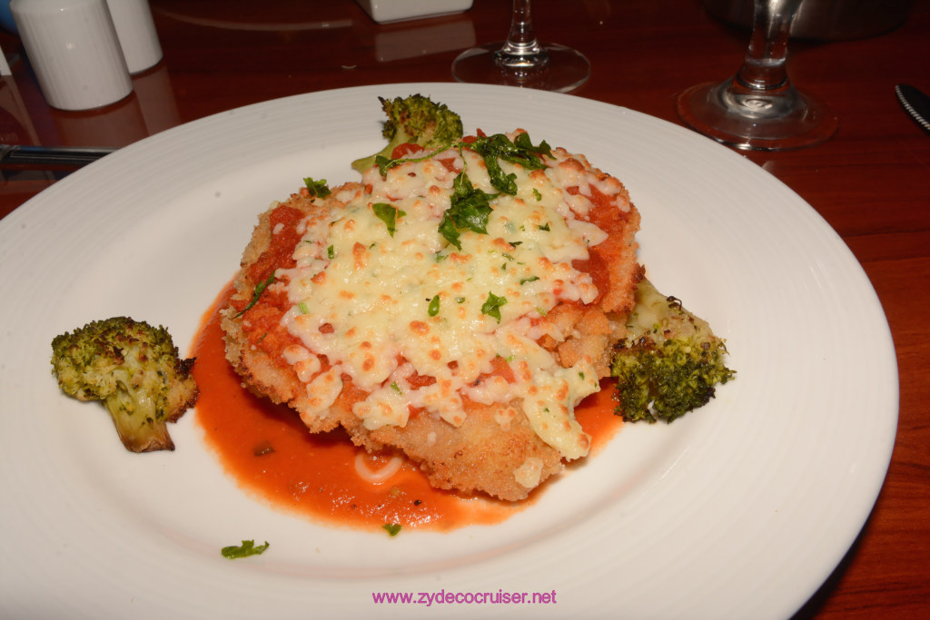 023: Carnival Glory, Day 3 MDR Dinner - Veal Parmesan