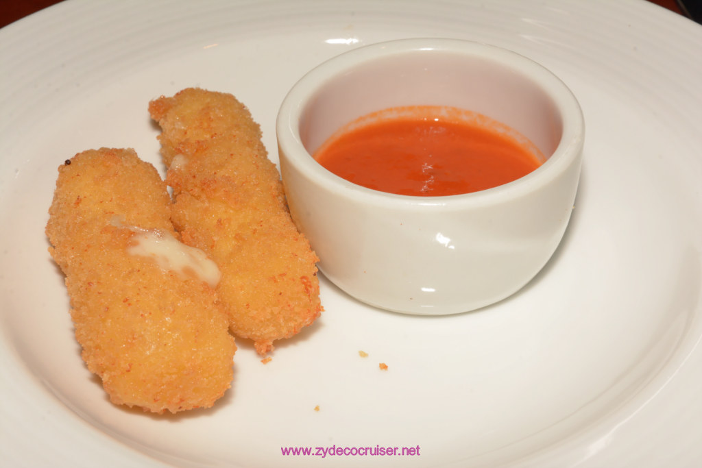 026: Carnival Glory, Day 4 MDR Dinner - Fried Mozzerella Sticks