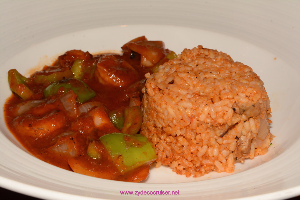 037: Carnival Glory, Day 5 MDR Dinner - Shrimp Creole