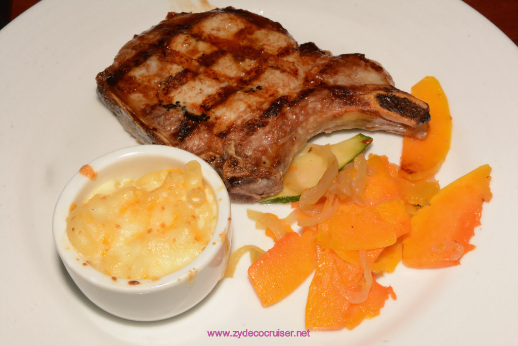 054: Carnival Glory, Day 7 MDR Dinner - Broiled Pork Chop