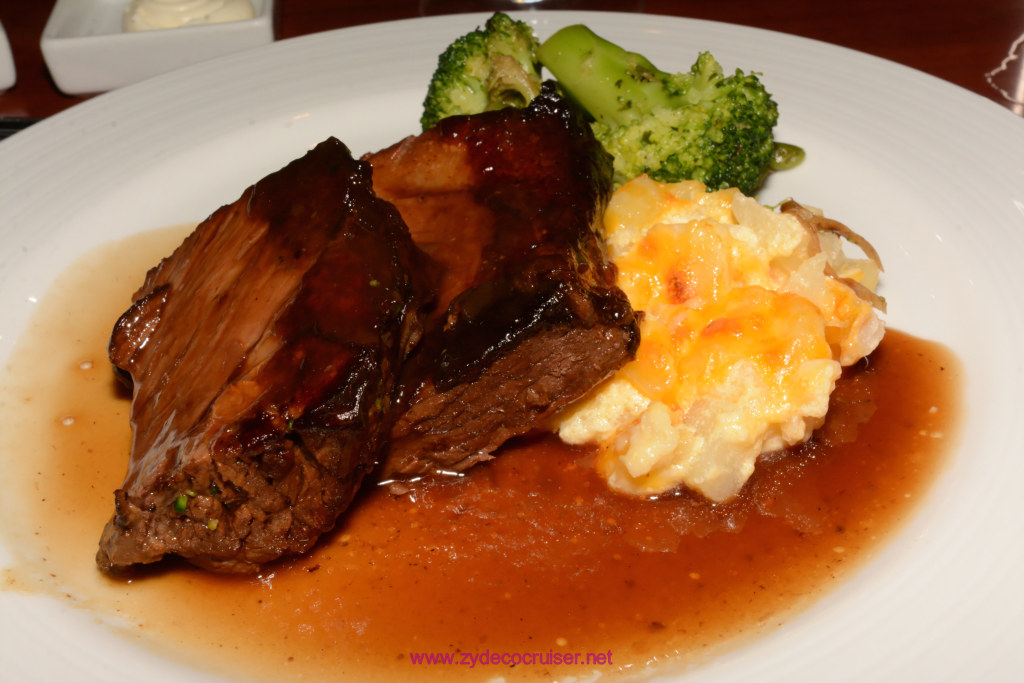 056: Carnival Glory, Day 7 MDR Dinner - Braised Short Ribs