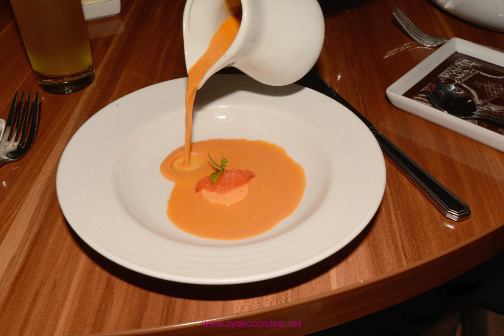 004: Carnival Horizon Cruise, Sea Day 2, Diamond Luncheon, Lobster Bisque