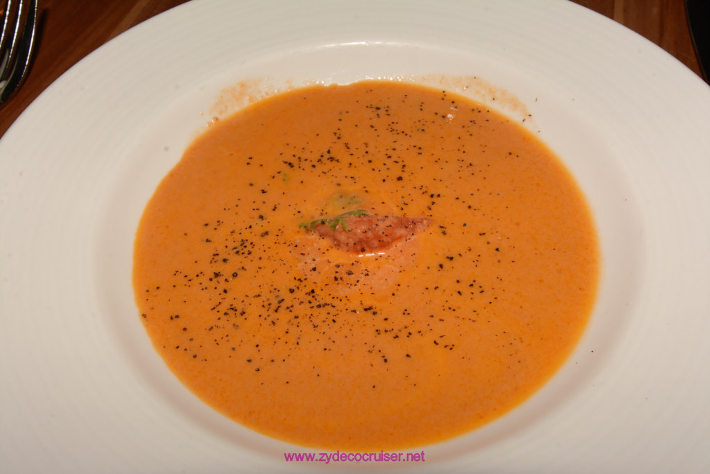 007: Carnival Horizon Cruise, Sea Day 2, Diamond Luncheon, Lobster Bisque