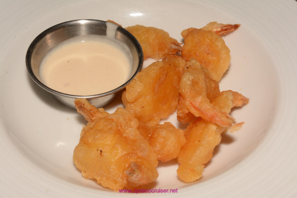 051: Carnival Horizon Cruise, Sea Day 3, MDR Dinner, Fried Shrimp