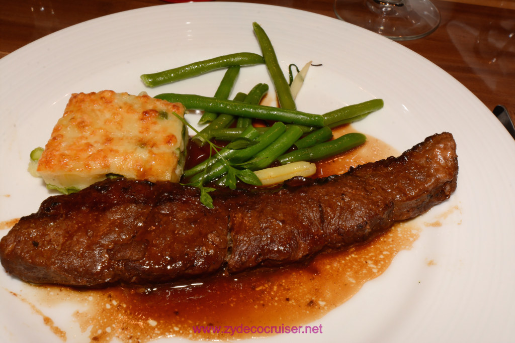 155: Carnival Horizon Transatlantic Cruise, Sea Day 2, MDR Dinner, Braised Short Ribs, 