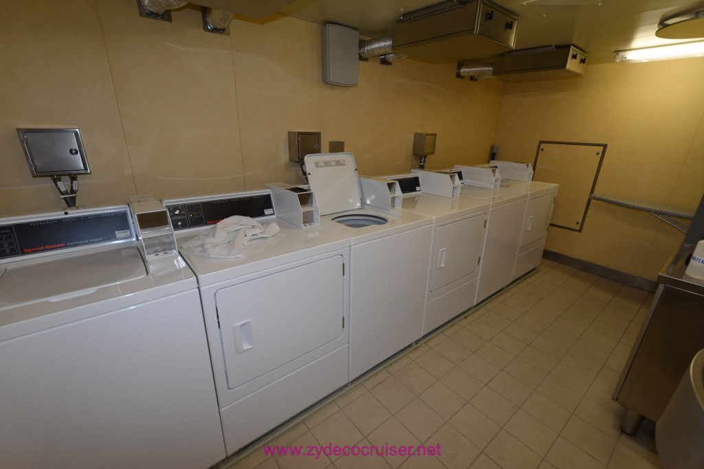 004: Carnival Horizon Transatlantic Cruise, Sea Day 4, Launderette