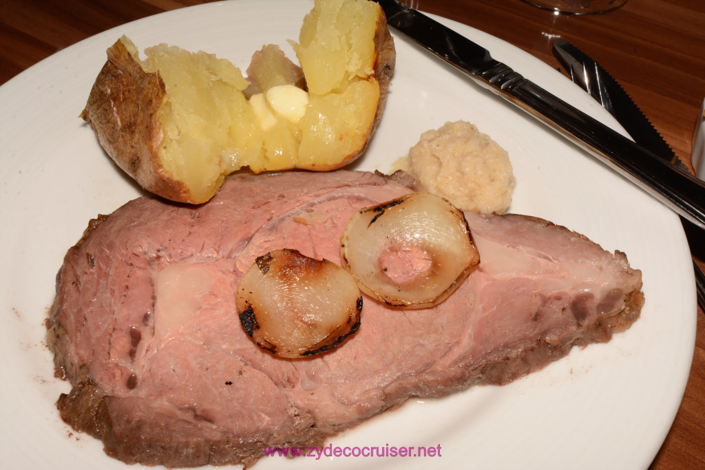 MDR Dinner,  Prime Rib with horseradish