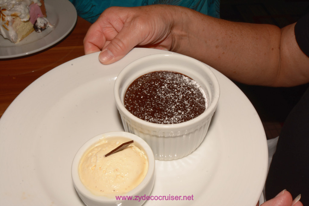 MDR Dinner, Carnival Melting Chocolate Cake, 