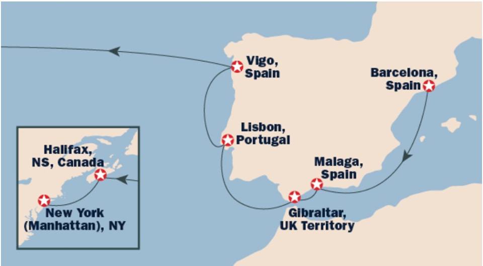 Carnival Horizon TA Map