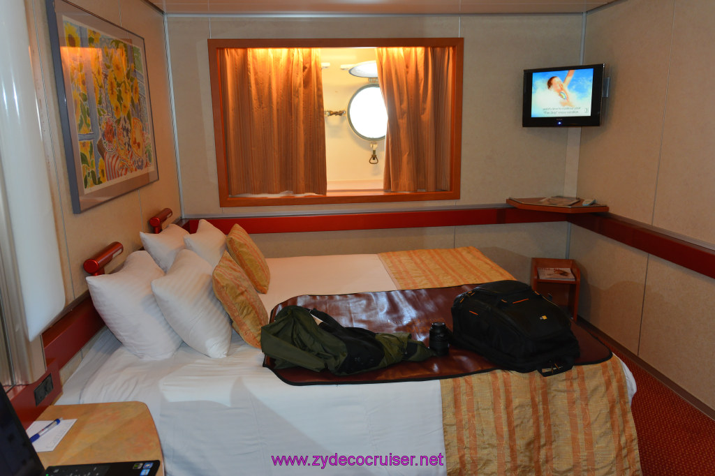 007: Carnival Imagination, Long Beach, Embarkation, Porthole Stateroom, 